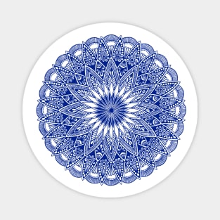 Mandala (dark blue) Magnet